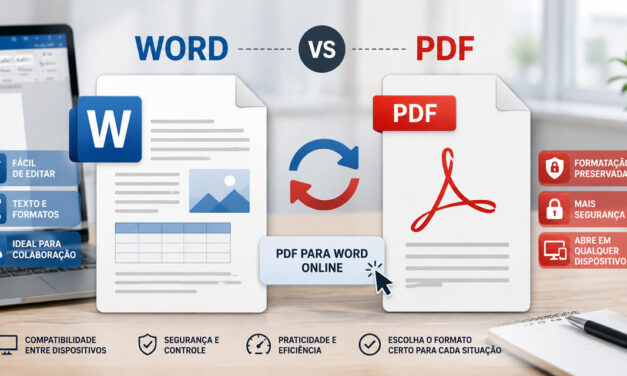 Word ou PDF: qual tipo de arquivo é mais fácil de editar e compartilhar?