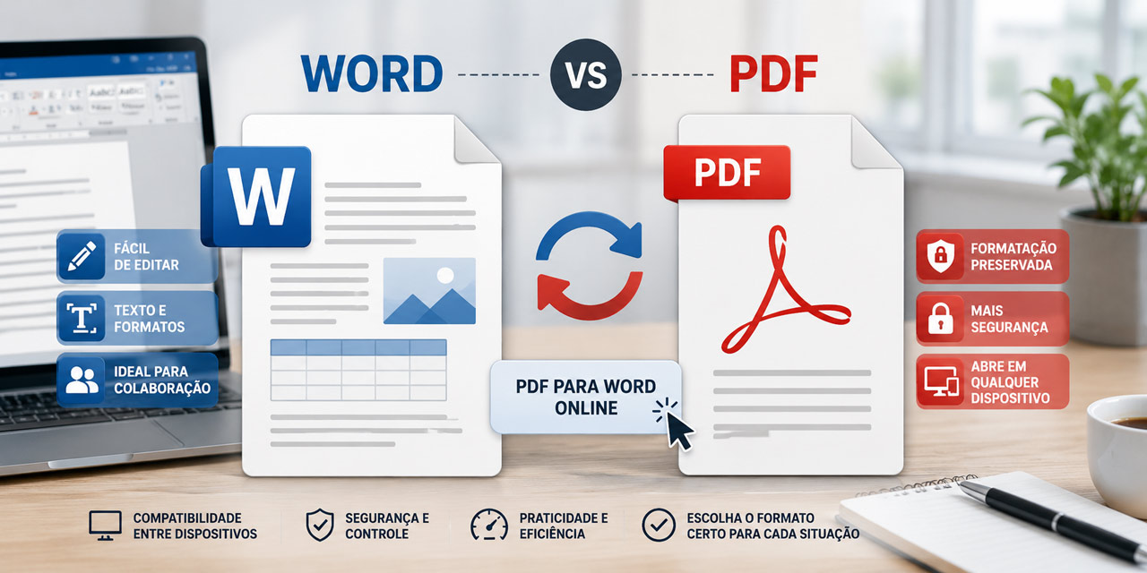 Word ou PDF: qual tipo de arquivo é mais fácil de editar e compartilhar?