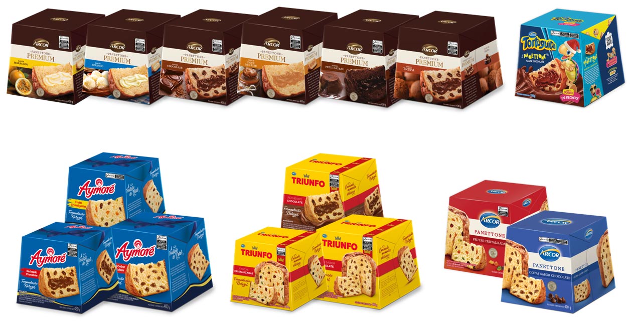 Panettone sabor maracujá integra novidades da Arcor para o Natal